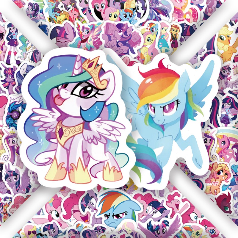 100 Stück Cartoon My Little Po – Anime Merchandise Gift Bewertung und Preis