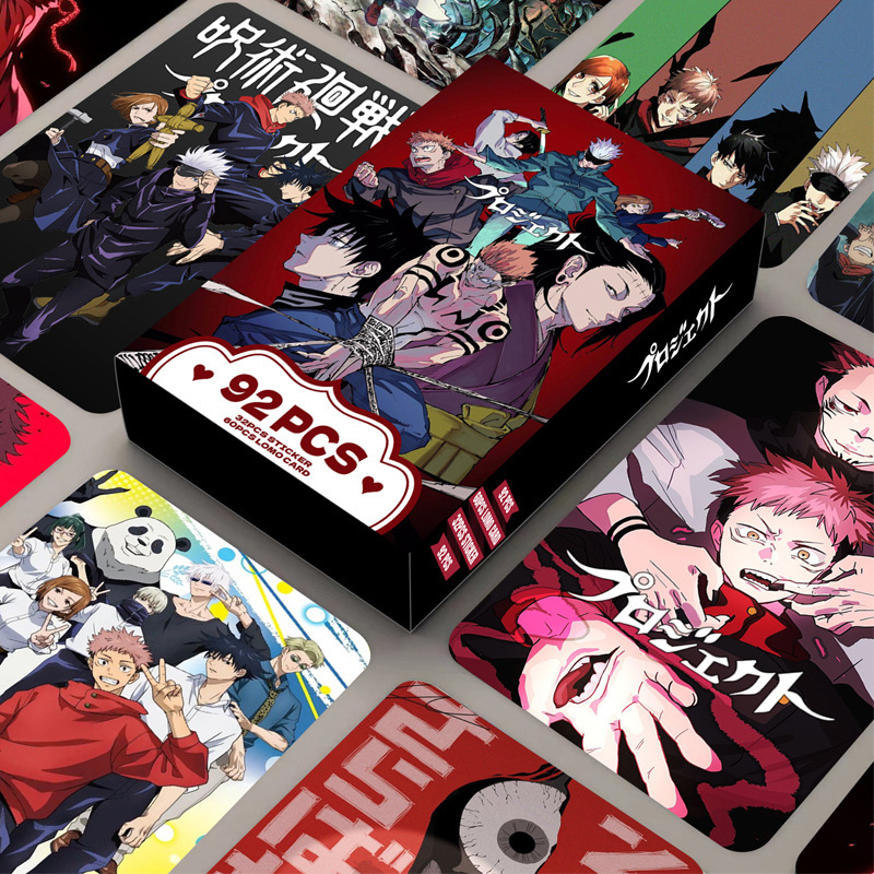 92 Stück Karten Jujutsu Kaisen – Anime Merchandise Japan Bewertung und Preis