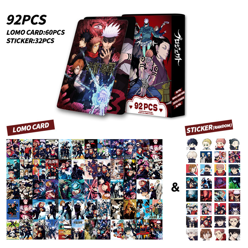 92 Stück Karten Jujutsu Kaisen – Anime Merchandise Japan Bewertung und Preis