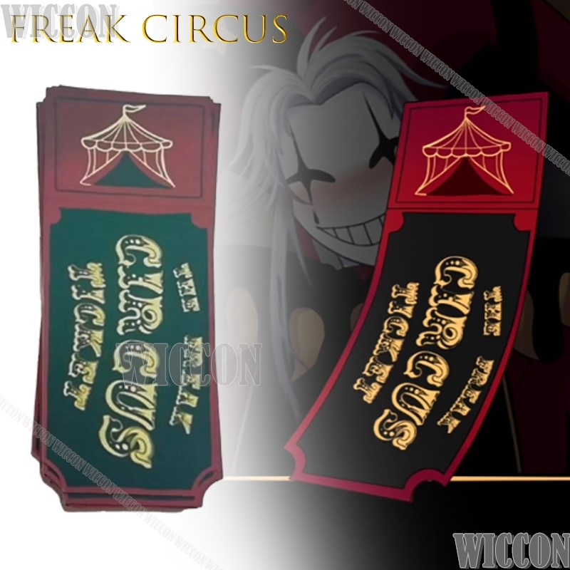 Freak Zirkus Ticketkarte Rot G – Anime Cosplay Merchandise Bewertung und Preis